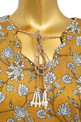 Bin Saeed Stitched 3 Piece Exclusive Printed Lawn Vol-13 Suit-LSM-3234-YELLOW
