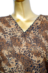 Bin Saeed Stitched 3 Piece Exclusive Printed Lawn Vol-14 Suit-LSM-3279-CHEETAH