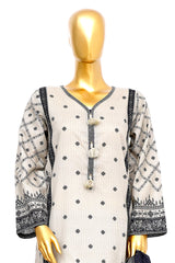 Bin Saeed Stitched 3 Piece Exclusive Printed Lawn Vol-14 Suit-LSM-3285-SKIN