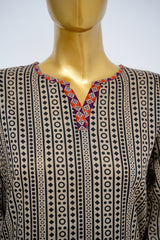 Bin Saeed Stitched 3 Piece Exclusive Printed Lawn Vol-15 Suit-LSM-3316-GRAY