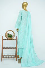 Bin Saeed Stitched 3 Piece Exclusive Printed Lawn Vol-15 Suit-LSM-3328-FEROZI