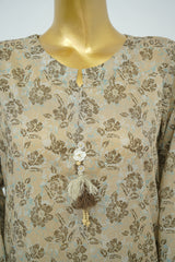 Bin Saeed Stitched 3 Piece Exclusive Printed Lawn Vol-16 Suit-LSM-3364-SKIN