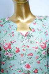 Bin Saeed Stitched 3 Piece Exclusive Printed Lawn Vol-18 Suit-LSM-3455-PISTA