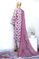 Bin Saeed Stitched 3 Piece Exclusive Printed Lawn Vol-18 Suit-LSM-3456-SKIN