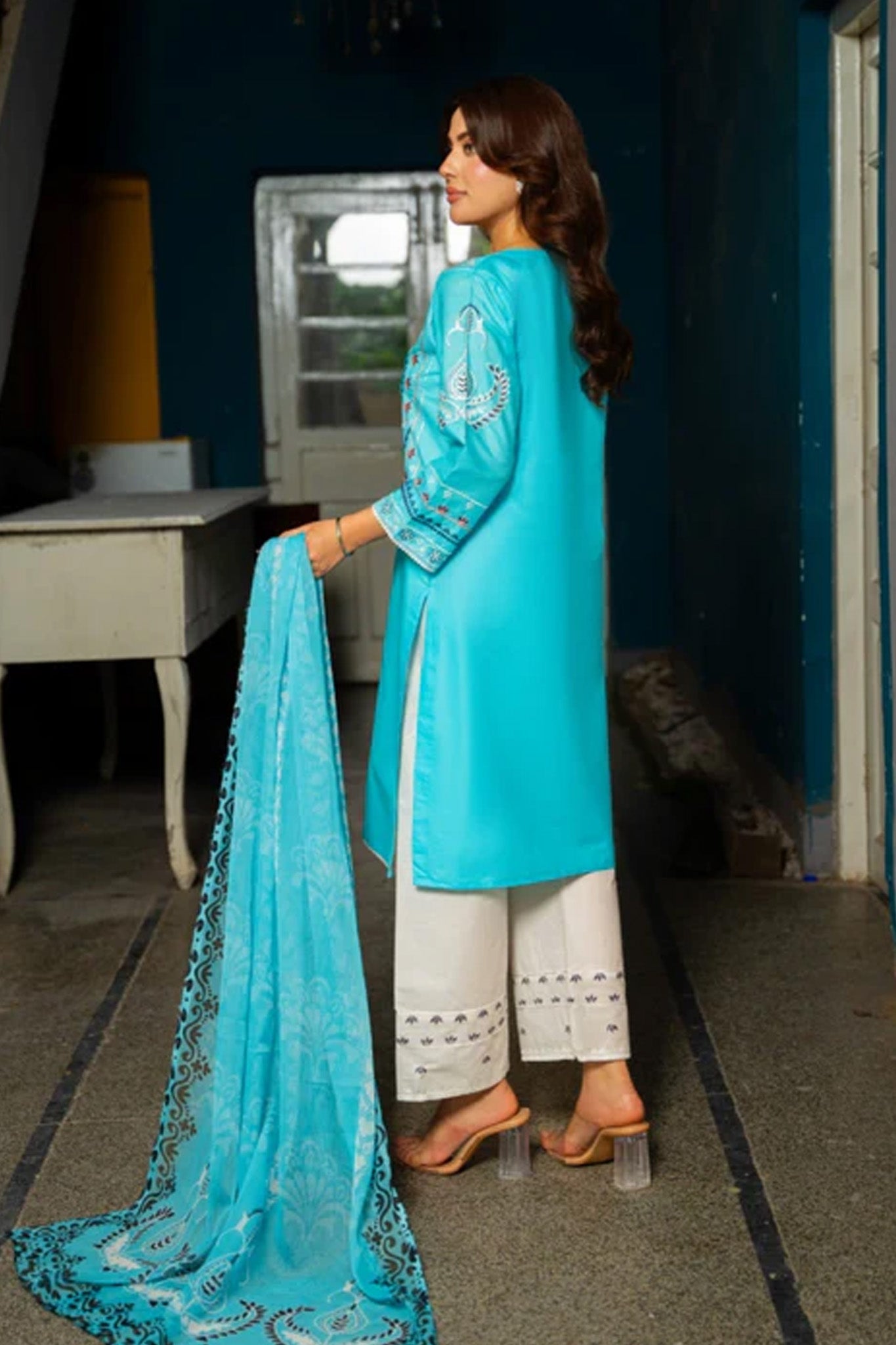 Tawakal Closet Stitched 3 Piece Summer Collection'2025-LUXURY COTTON