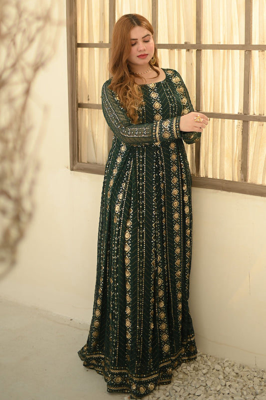 Ramsha Closet Stitched 3 Piece Luxury Formals Collection'2024-08-Laila