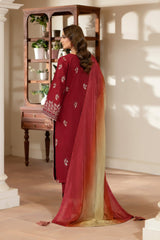 Justuju By Inara Stitched 3 Piece Winter Collection'2026-LALSAA DR-03