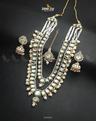 Larkspur Malla White - Zeesy Jewellery