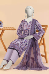 Summer Bloom Edition By Almeerah Unstitched 3 Piece Digital Printed Lawn Collection'2025-Lavender Mist