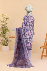 Summer Bloom Edition By Almeerah Unstitched 3 Piece Digital Printed Lawn Collection'2025-Lavender Mist