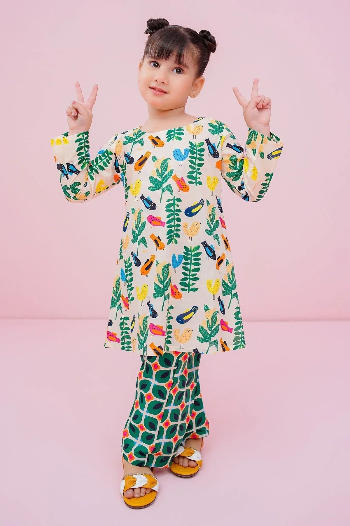 Shop Cotton 2 Pc Suit for Kids online with soft breathable fabric, stylish kids dresses, trendy summer outfits