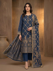 Abeera Exclusive Stitched 3 Piece Summer Jacquard Suit-J-13