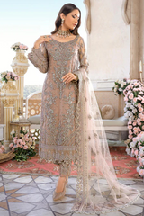 Meeral Stitched 3 Piece Luxury Formals Pret Collection'2025-Meeral - Mahjabeen - MB-04 - Meeral Luxe