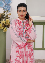 Whimsical Garden By Ahlam Stitched Summer Co-Ords Suit-Rose Radiance