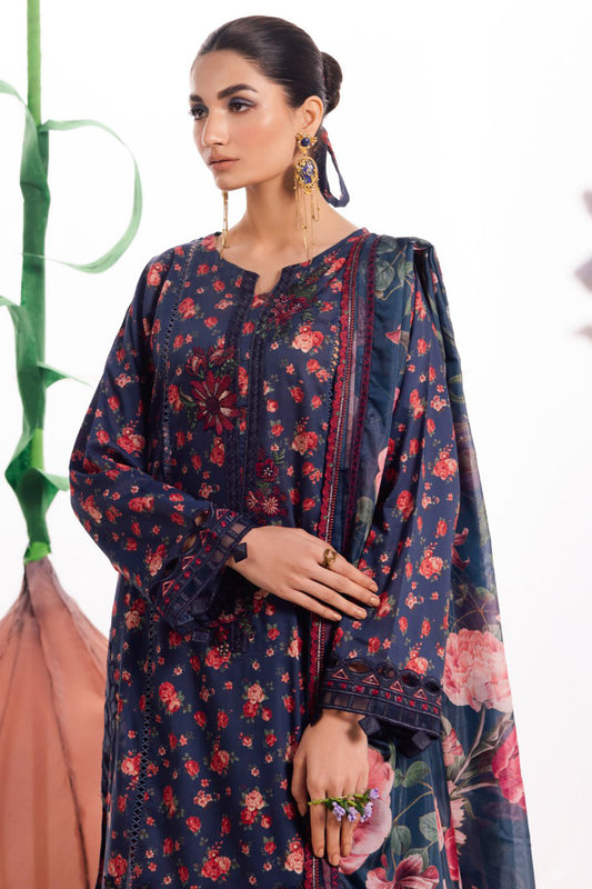 Dahlia by Iznik Unstitched 3 Piece Printed Lawn Collection'2024-DL-07-Meadow