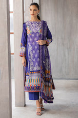 Azalea By Roheenaz Unstitched 3 Piece Printed Lawn Collection'2024-RNZ-08-A-Blissful Berry