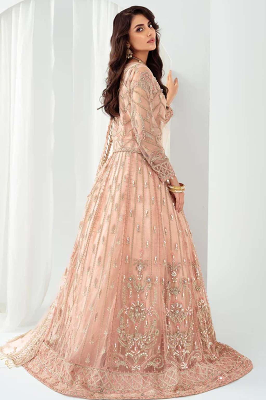 Meeral Stitched 3 Piece Luxury Formals Pret Collection'2025-Meeral - ML-LUX22V2-5 Dilara - Meeral Luxe
