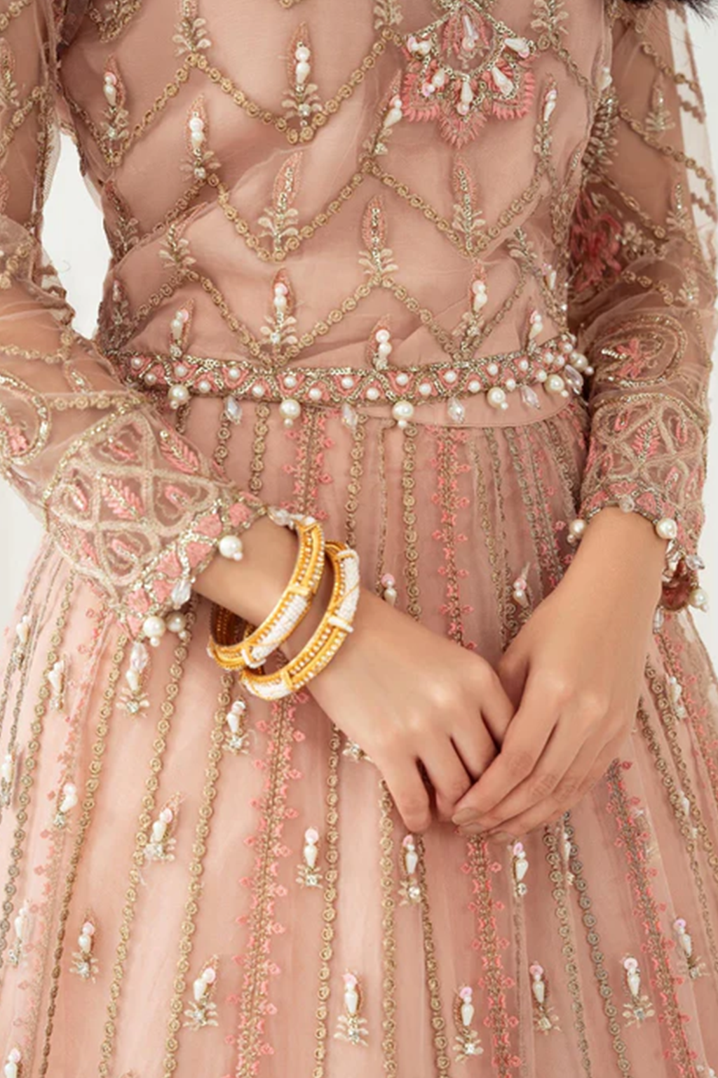 Meeral Stitched 3 Piece Luxury Formals Pret Collection'2025-Meeral - ML-LUX22V2-5 Dilara - Meeral Luxe