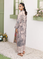 Whimsical Garden By Ahlam Stitched Summer Co-Ords Suit-Blush Harmony