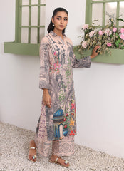 Whimsical Garden By Ahlam Stitched Summer Co-Ords Suit-Blush Harmony