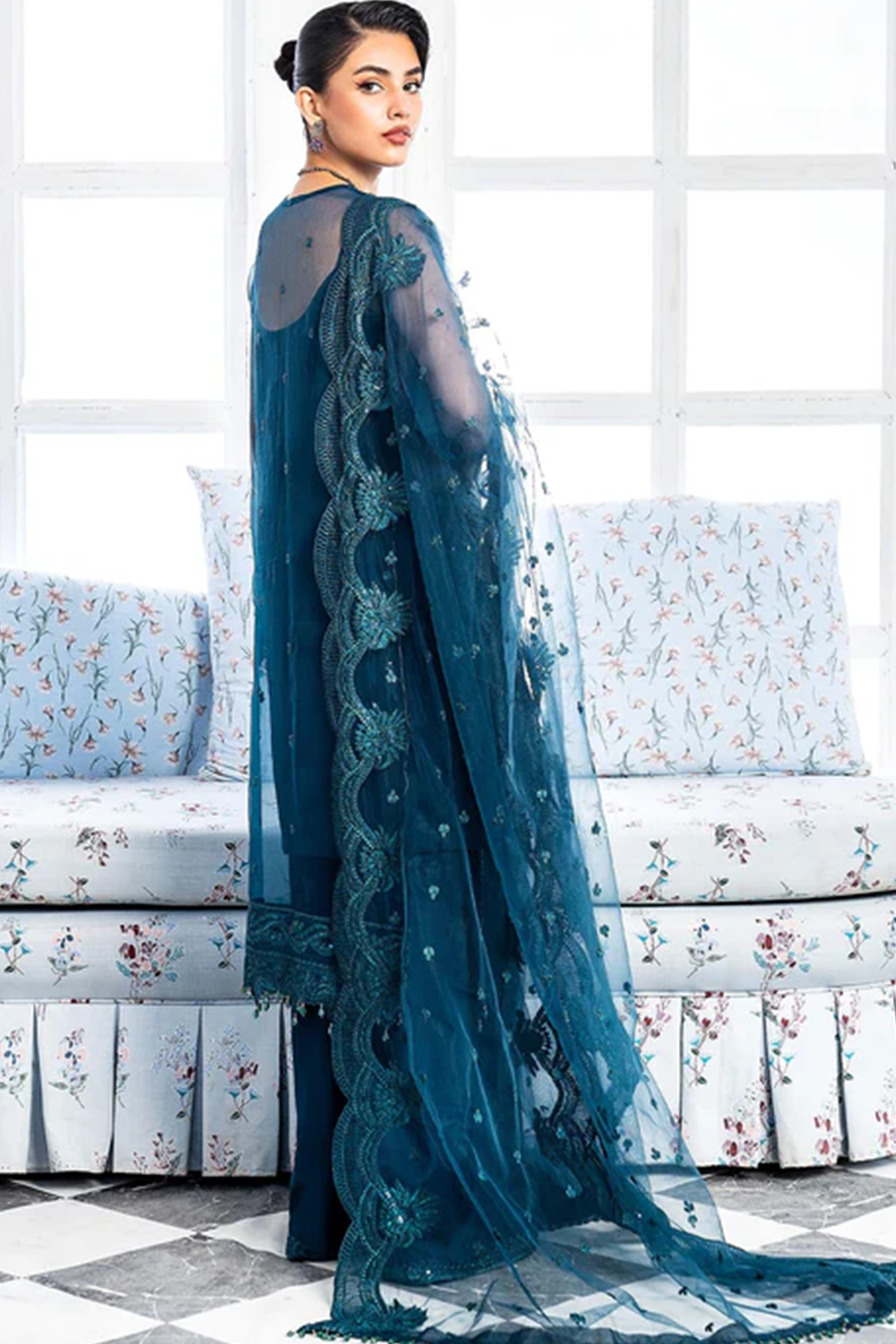 Meeral Stitched 3 Piece Luxury Formals Pret Collection'2025-Meeral - Nilofer - Meeral Luxe