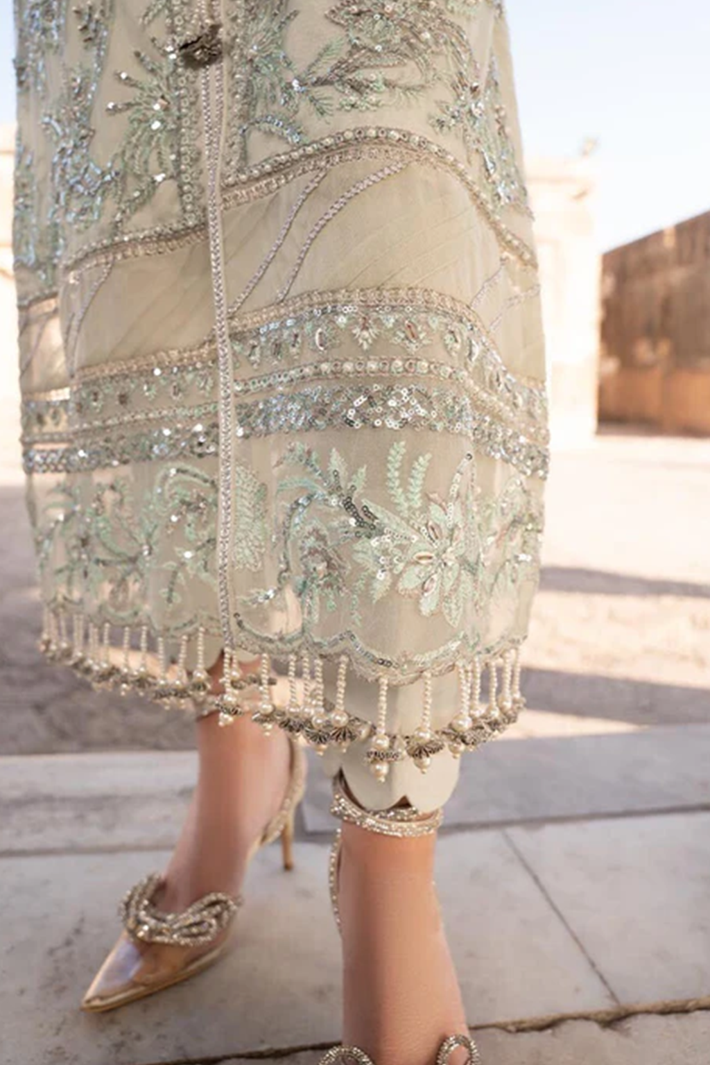 Meeral Stitched 3 Piece Luxury Formals Pret Collection'2025-Meeral - Sifa - Meeral Luxe