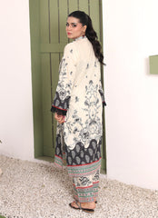 Whimsical Garden By Ahlam Stitched Summer Co-Ords Suit-Midnight Elegance