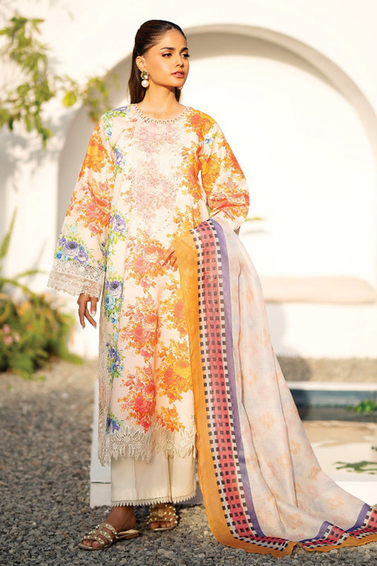 Summer Soiree By Xenia Unstitched 3 Piece Emb Lawn Vol-02 Collection'2024-11-Vaij