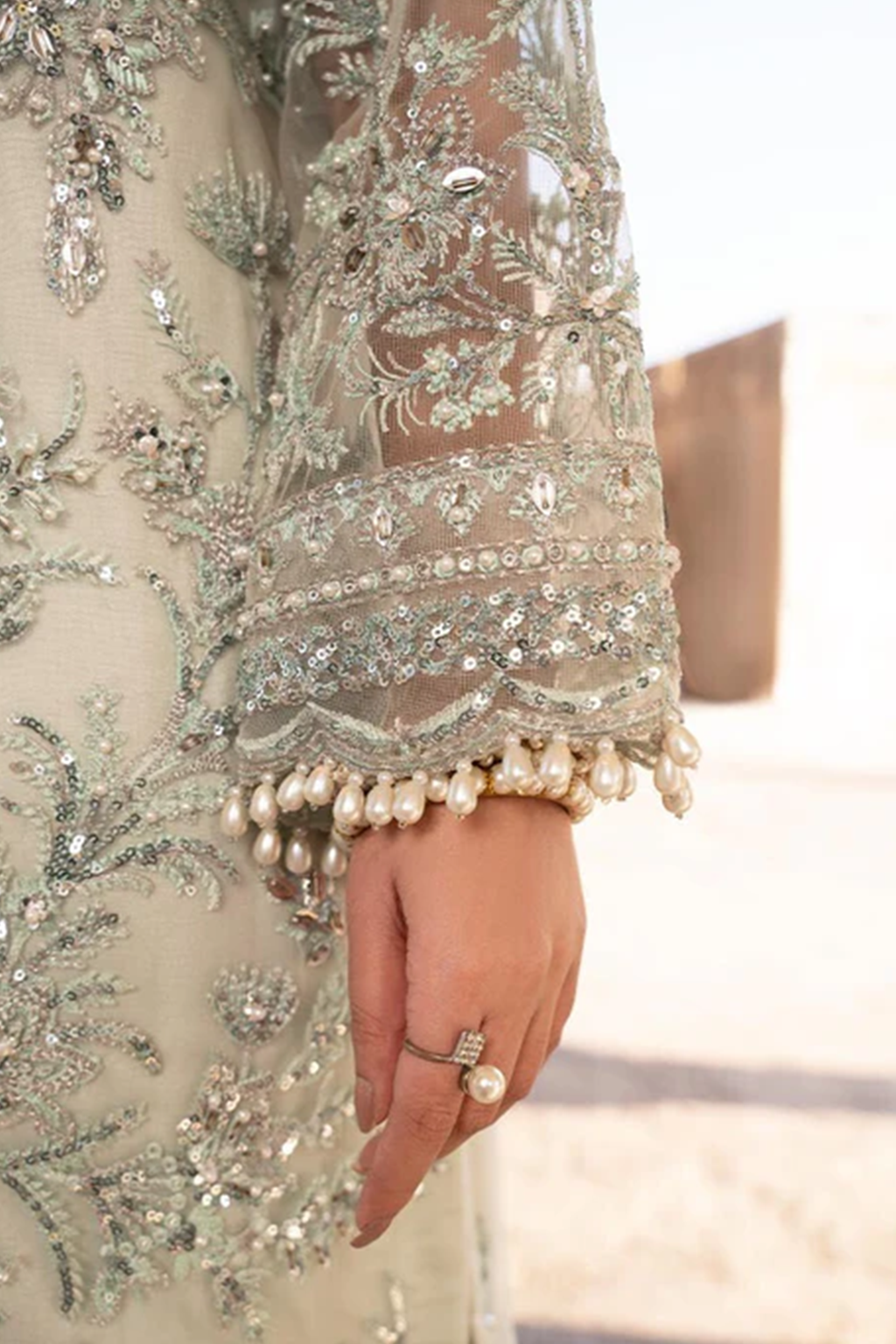 Meeral Stitched 3 Piece Luxury Formals Pret Collection'2025-Meeral - Sifa - Meeral Luxe