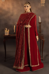 Meeral Stitched 3 Piece Luxury Formals Pret Collection'2025-Gulnaar - Meeral Luxe