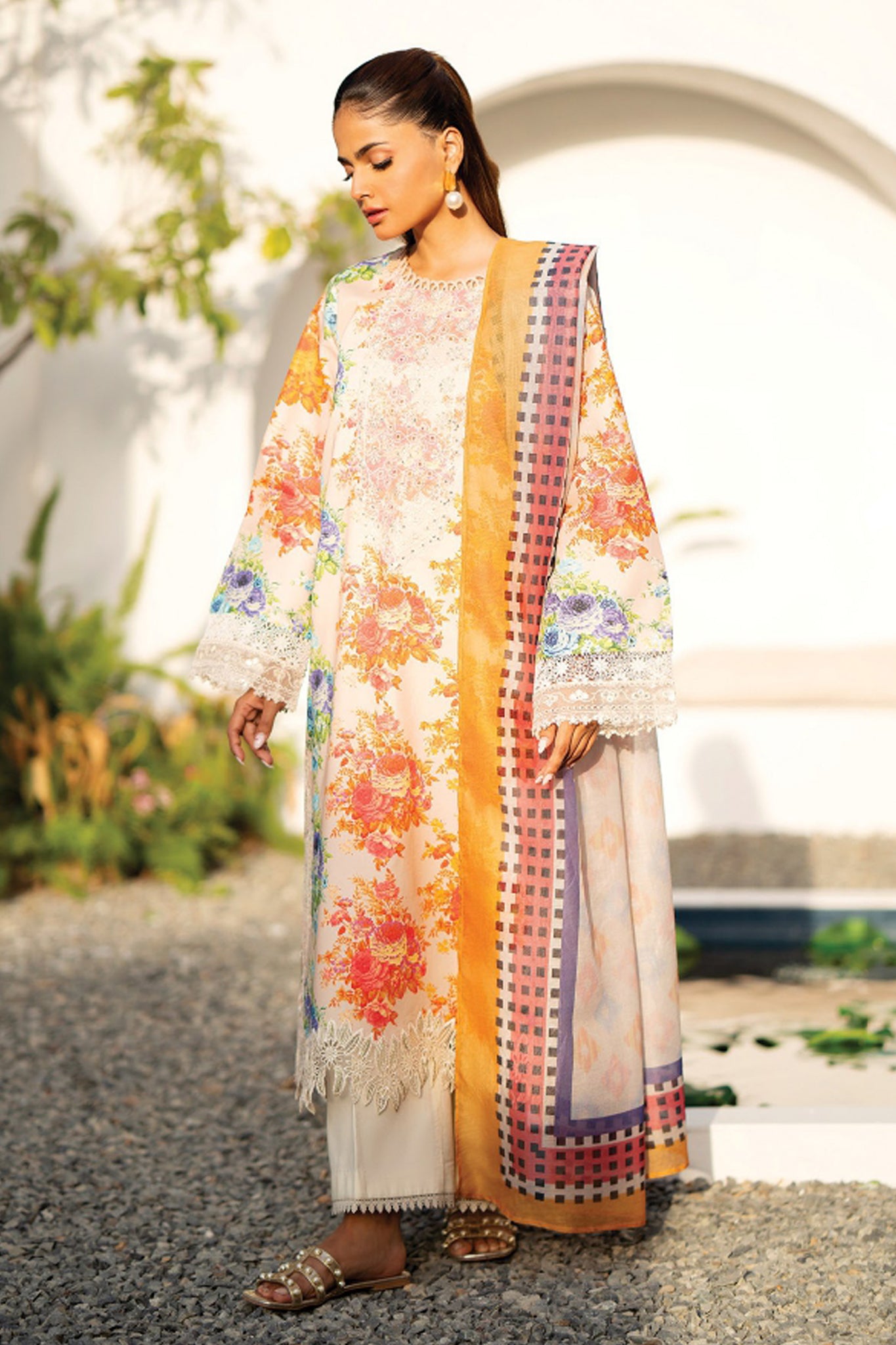 Summer Soiree By Xenia Unstitched 3 Piece Emb Lawn Vol-02 Collection'2024-11-Vaij