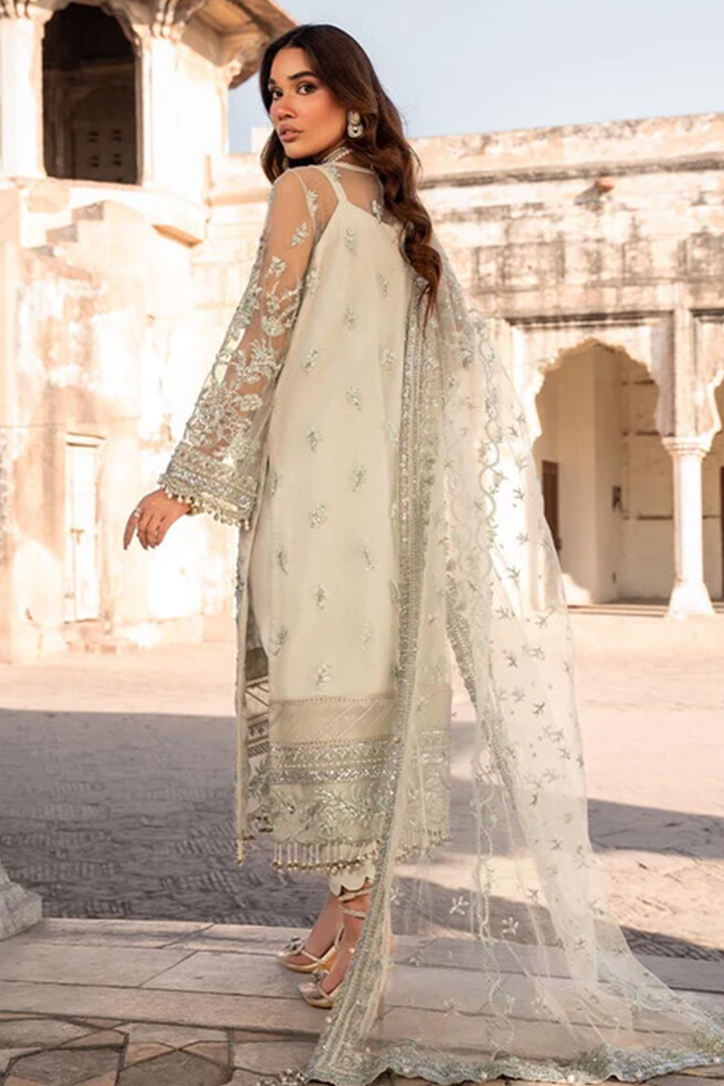 Meeral Stitched 3 Piece Luxury Formals Pret Collection'2025-Meeral - Sifa - Meeral Luxe