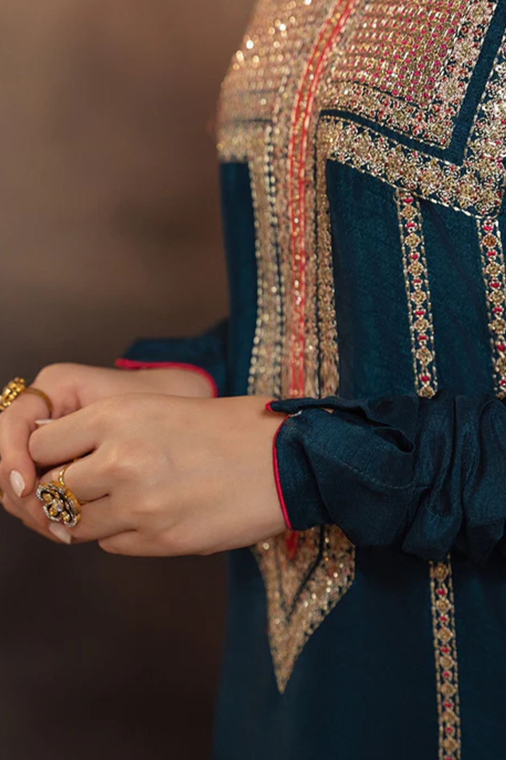 Meeral Stitched 3 Piece Luxury Formals Pret Collection'2025-Mohini - Meeral Luxe