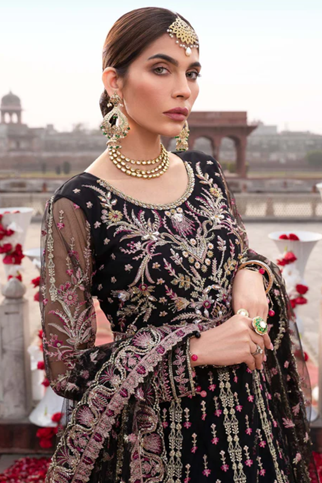 Meeral Unstitched 2 Piece Luxury Formals Pret Collection'2025-Meeral - Ruhaniyaat - MB-08 - Meeral Luxe