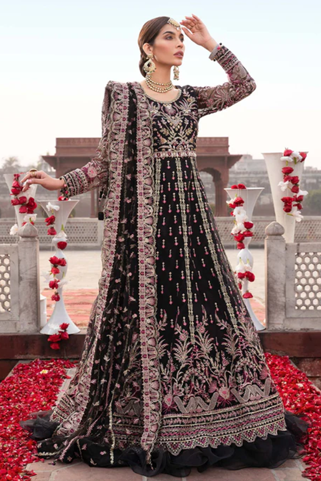 Meeral Unstitched 2 Piece Luxury Formals Pret Collection'2025-Meeral - Ruhaniyaat - MB-08 - Meeral Luxe