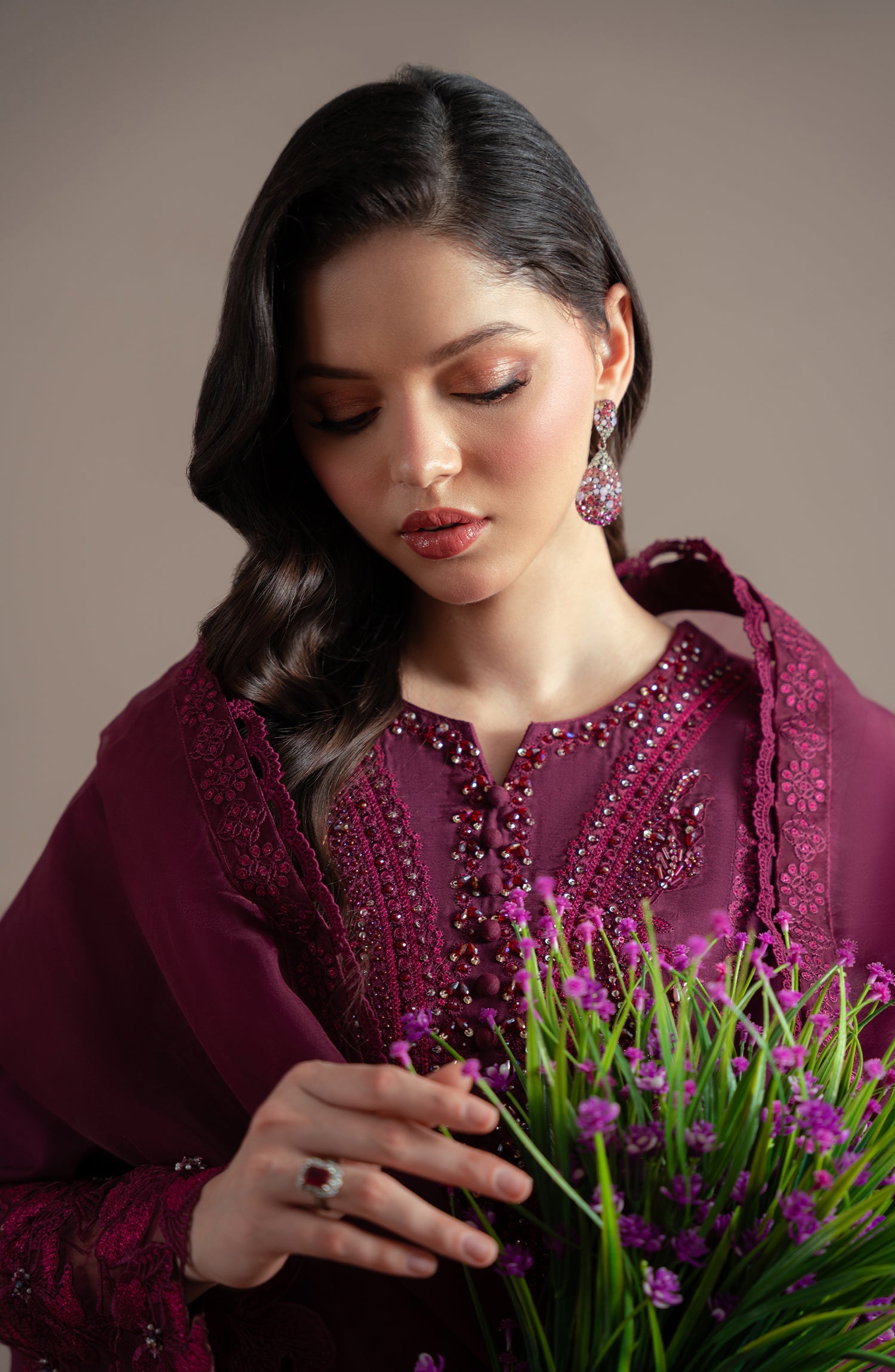 Elvin By Fabiha Fatima Unstitched 3 Piece Formals Collection'2025-Lazel
