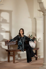 Justuju By Inara Stitched 3 Piece Winter Collection'2026-LEHAAR DR-02