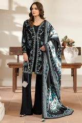 Justuju By Inara Stitched 3 Piece Winter Collection'2026-LEHAAR DR-02