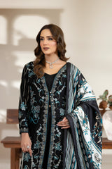 Justuju By Inara Stitched 3 Piece Winter Collection'2026-LEHAAR DR-02