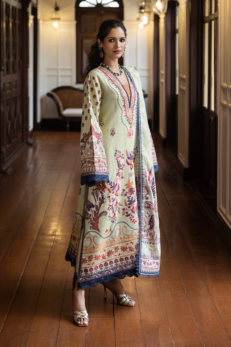 Seraph Hemline By Mushq Unstitched 3 Piece Jacquard Lawn Collection-HML-03-Letizia