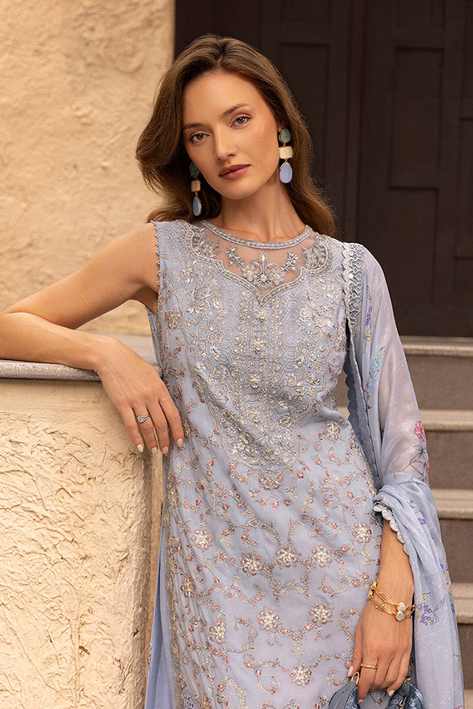 Zinnia By Faiza Saqlain Unstitched 3 Piece Luxury Lawn Collection-Liana