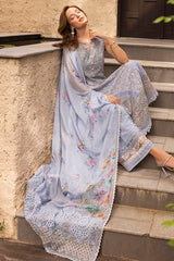 Zinnia By Faiza Saqlain Unstitched 3 Piece Luxury Lawn Collection-Liana