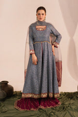 Zaaviay Stitched 3 Piece Luxury Formals Collection'2025-Lilac Breeze
