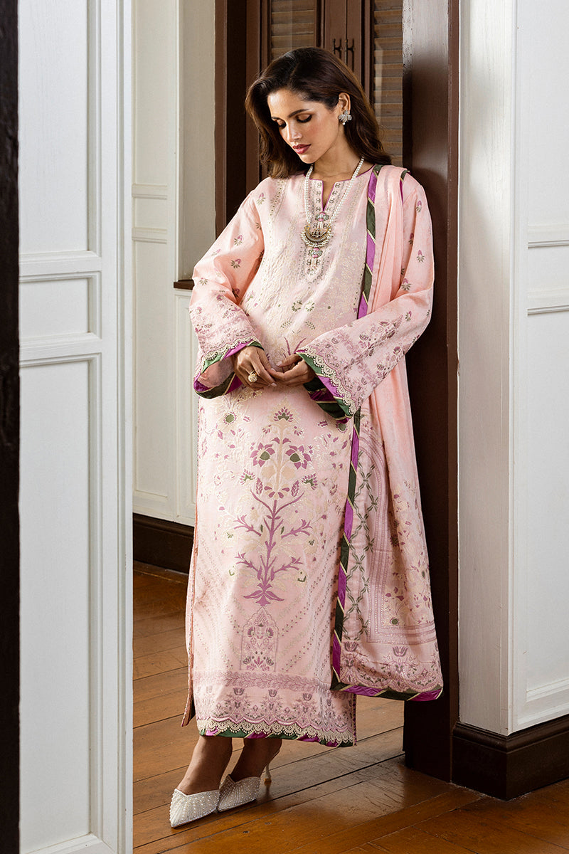 Seraph Hemline By Mushq Unstitched 3 Piece Jacquard Lawn Collection-HML-10-Lillian