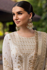 Zinnia By Faiza Saqlain Unstitched 3 Piece Luxury Lawn Collection-Lily