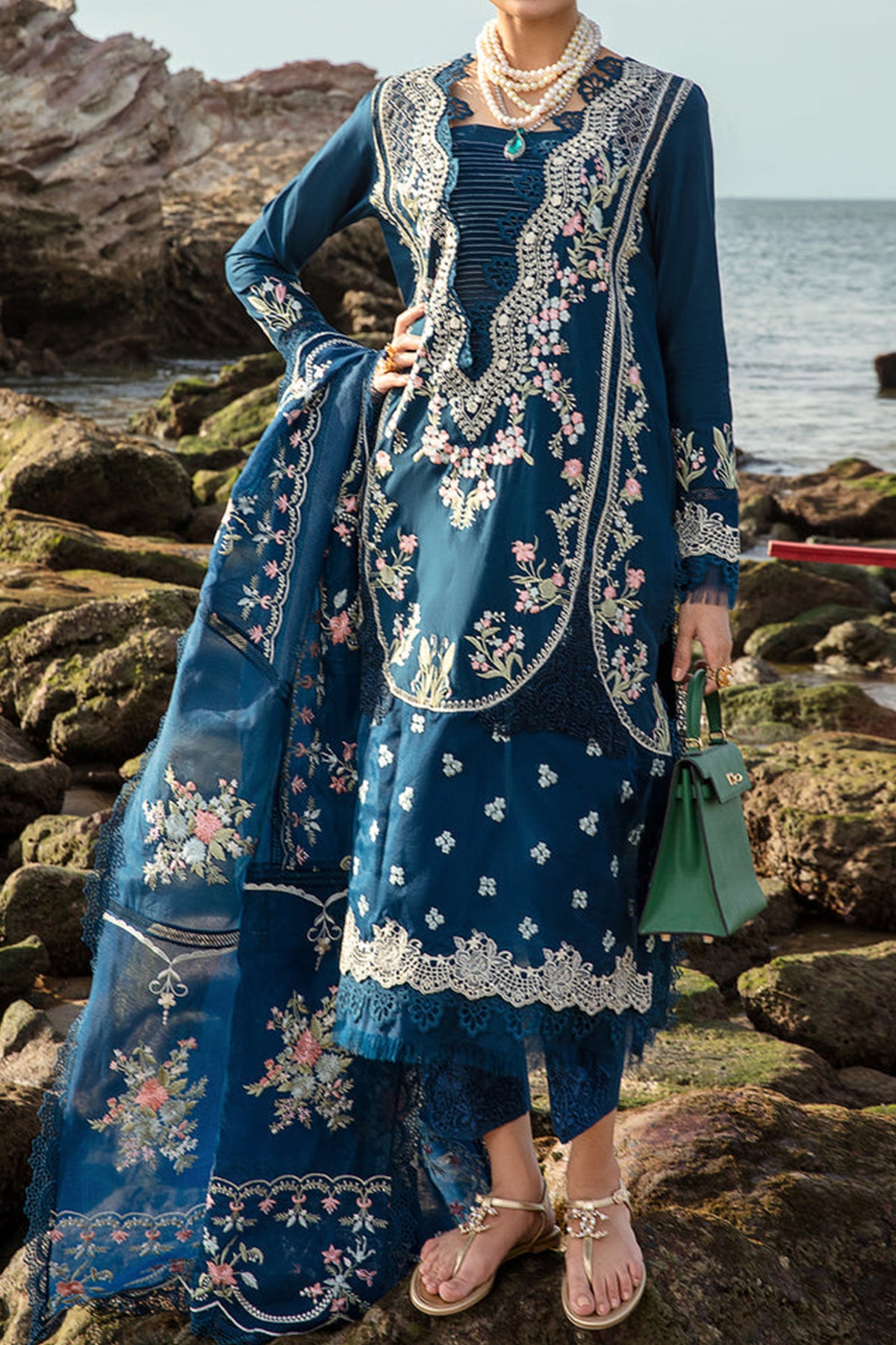 Saira Shakira By Crimson Unstitched 3 Piece Luxury Lawn Collection'2024-Lolita Lapis