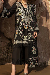 Saira Shakira By Crimson Unstitched 3 Piece Luxury Lawn Collection'2024-Lolita Onyx