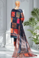 Bin Saeed Stitched 3 Piece Exclusive Printed Lawn Vol-02 Suit-LSM-2751-Multi