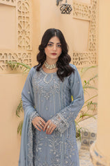 Maya By Azmeerah Stitched 3 Piece Hand Emb Chiffon Collection'2025-05-Lumora