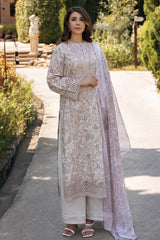 Damask By Afrozeh Unstitched 3 Piece Summer Edit Collection-AL-03-A-Lunetta